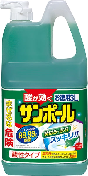 サンポールＶ　３Ｌ 【 大日本除虫菊（金鳥） 】 【 住居洗剤・トイレ用 】