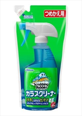 スクラビングバブルガラスクリーナー詰替４００ＭＬ 【 ジョンソン 】 【 住居洗剤・ガラス・網戸 】