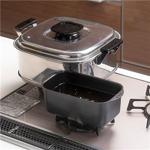 ミニミニ天ぷら角型ステンレスバット3枚セット 小麦粉・卵・パン粉をスムーズにつけられる MTS-SB3
